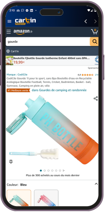 Browse and cart in the Cart'In app
