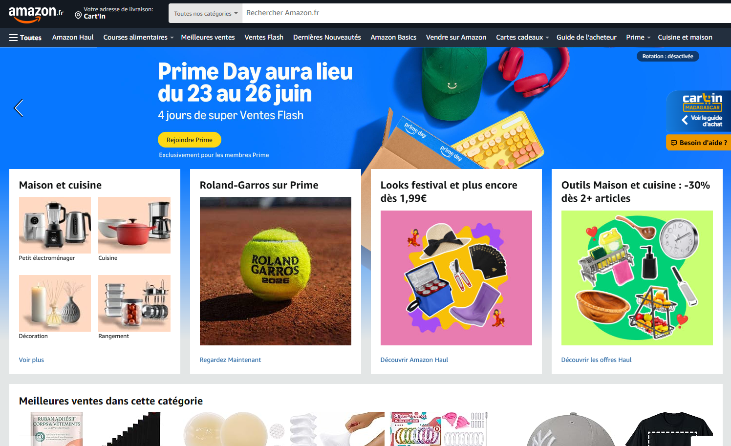 Amazon.fr catalogue